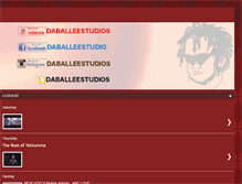 Tablet Screenshot of daballeestudios.com